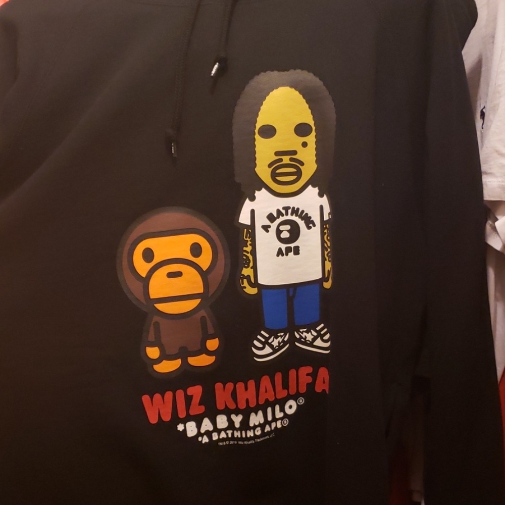 BAPE x Wiz Khalifa x Baby Milo XXL Hoodie 2019